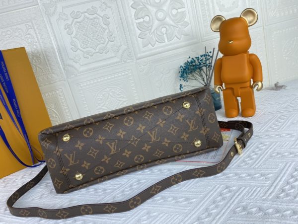 Replica LV Pallas MM Monogram Black Red Pink Handbag - Image 3