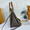 Best Replicas Bags - Replica LV Pallas MM Monogram Black Red Pink Handbag Shop For Best Louis Vuitton LV Replica Bags With Cheap Price
