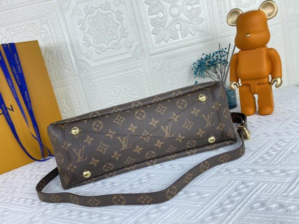 Replica LV Pallas MM Monogram Black Red Pink Handbag - Image 7