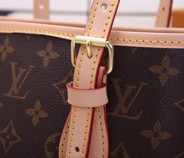 Louis Vuitton Monogram Bucket PM Tote with Wallet M42238 Replica - Image 3