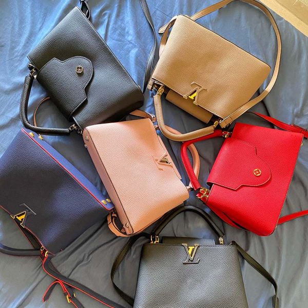 Best Replicas Bags - Replica LV Capucines MM Multi-Color Handbag Shop For Best Louis Vuitton LV Replica Bags With Cheap Price