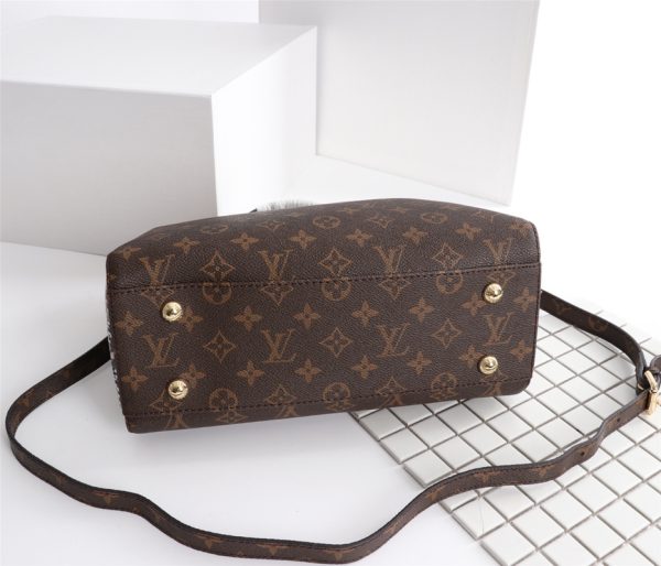 Replica LV Monogram Handle Bag with Detachable Strap - Image 15