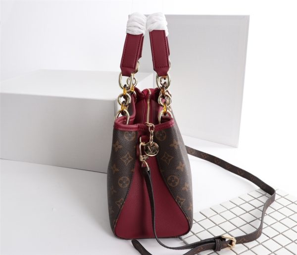 Replica LV Monogram Handle Bag with Detachable Strap - Image 19