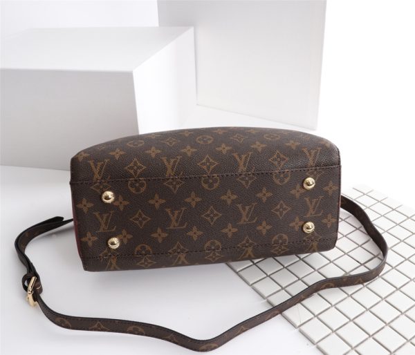 Replica LV Monogram Handle Bag with Detachable Strap - Image 20