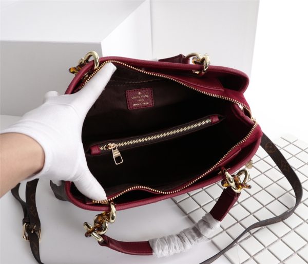 Replica LV Monogram Handle Bag with Detachable Strap - Image 21