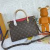 Best Replicas Bags - Louis Vuitton Pallas BB Replica in Black/Red/Pink Shop For Best Louis Vuitton LV Replica Bags With Cheap Price