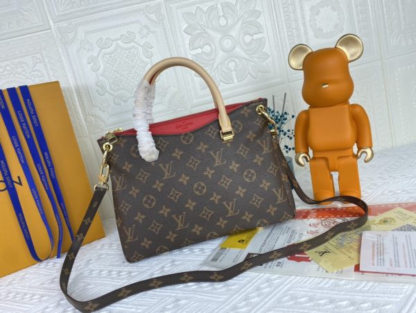 Louis Vuitton Pallas BB Replica in Black/Red/Pink - Image 2
