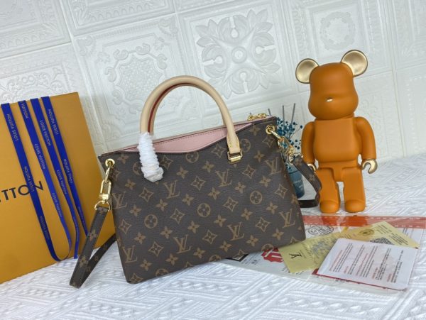 Louis Vuitton Pallas BB Replica in Black/Red/Pink - Image 11