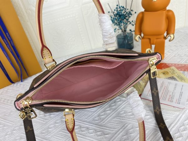 Louis Vuitton Pallas BB Replica in Black/Red/Pink - Image 13