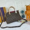 Best Replicas Bags - Louis Vuitton Pallas BB Replica in Black/Red/Pink Shop For Best Louis Vuitton LV Replica Bags With Cheap Price