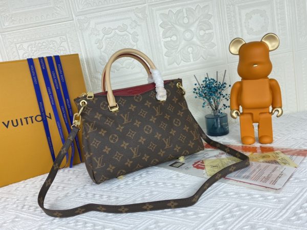 Louis Vuitton Pallas BB Replica in Black/Red/Pink - Image 14