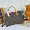 Best Replicas Bags - Louis Vuitton Pallas BB Replica in Black/Red/Pink Shop For Best Louis Vuitton LV Replica Bags With Cheap Price