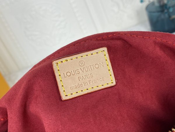 Louis Vuitton Pallas BB Replica in Black/Red/Pink - Image 4