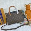 Best Replicas Bags - Louis Vuitton Pallas BB Replica in Black/Red/Pink Shop For Best Louis Vuitton LV Replica Bags With Cheap Price