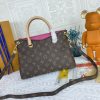 Best Replicas Bags - Louis Vuitton Pallas BB Replica in Black/Red/Pink Shop For Best Louis Vuitton LV Replica Bags With Cheap Price