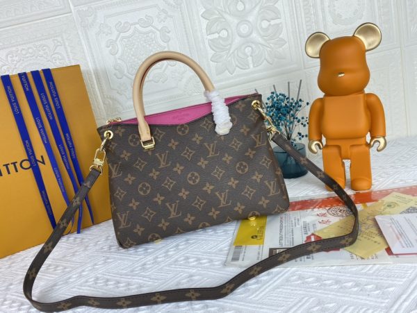 Louis Vuitton Pallas BB Replica in Black/Red/Pink - Image 6