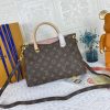 Best Replicas Bags - Louis Vuitton Pallas BB Replica in Black/Red/Pink Shop For Best Louis Vuitton LV Replica Bags With Cheap Price