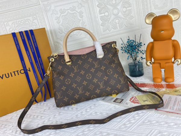 Louis Vuitton Pallas BB Replica in Black/Red/Pink - Image 10