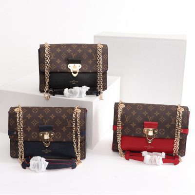 Replica Louis Vuitton Vavin PM Black/Red/Navy Handbag