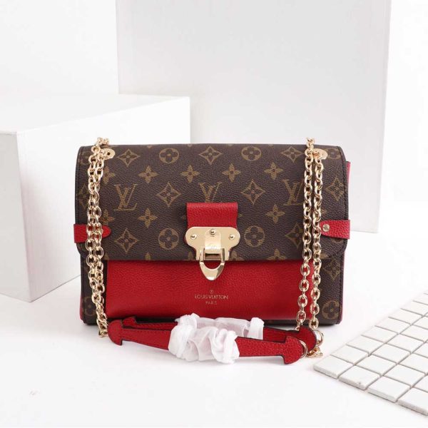 Replica Louis Vuitton Vavin PM Black/Red/Navy Handbag - Image 11