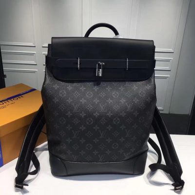 Replica LV Steamer Backpack M44052 in Black - AAA Quality