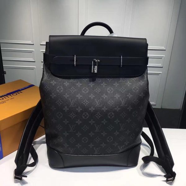 Replica LV Steamer Backpack M44052 in Black - AAA Quality