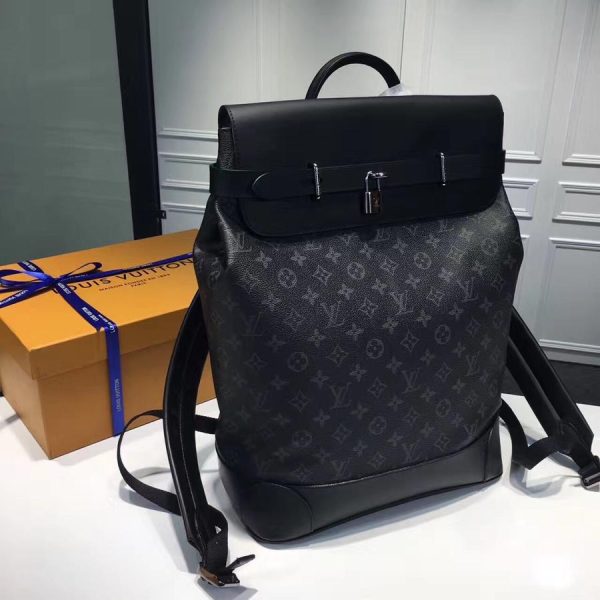 Replica LV Steamer Backpack M44052 in Black - AAA Quality - Image 6