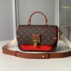Best Replicas Bags - Replica LV Vaugirard Black/Red/Beige M44354 Handbag Shop For Best Louis Vuitton LV Replica Bags With Cheap Price
