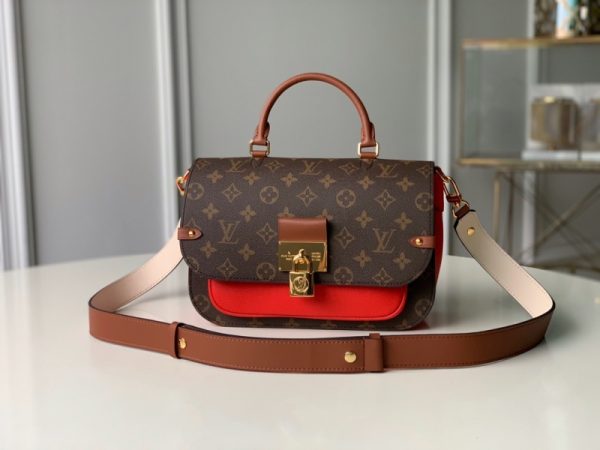Replica LV Vaugirard Black/Red/Beige M44354 Handbag - Image 4