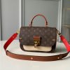 Best Replicas Bags - Replica LV Vaugirard Black/Red/Beige M44354 Handbag Shop For Best Louis Vuitton LV Replica Bags With Cheap Price