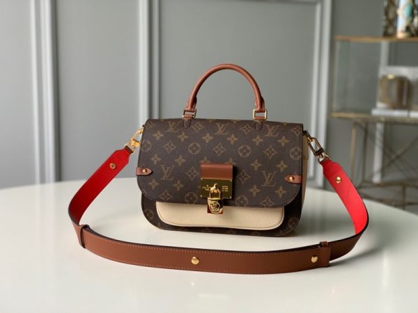 Replica LV Vaugirard Black/Red/Beige M44354 Handbag - Image 7