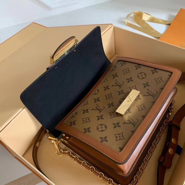 Louis Vuitton Dauphine MM/Mini Replica Brown Monogram - Image 6