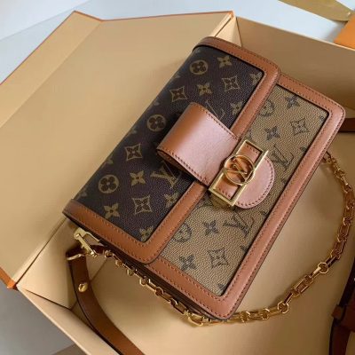 Louis Vuitton Dauphine MM/Mini Replica Brown Monogram