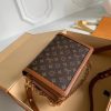 Best Replicas Bags - Louis Vuitton Dauphine MM/Mini Replica Brown Monogram Shop For Best Louis Vuitton LV Replica Bags With Cheap Price