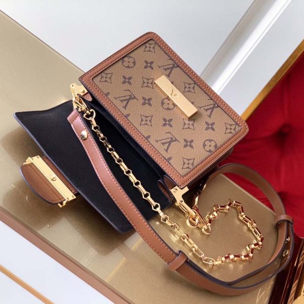 Louis Vuitton Dauphine MM/Mini Replica Brown Monogram - Image 11