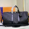 Best Replicas Bags - Louis Vuitton Keepall Bandouliere 50 Monogram/Damier Replica Shop For Best Louis Vuitton LV Replica Bags With Cheap Price