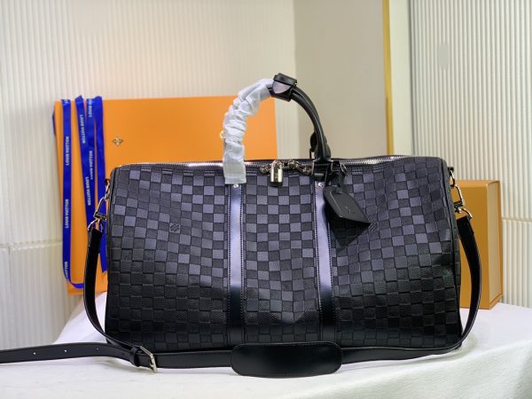 Louis Vuitton Keepall Bandouliere 50 Monogram/Damier Replica - Image 7