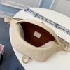Best Replicas Bags - Replica LV Monogram Empreinte Bumbag Black/Beige AAA Shop For Best Louis Vuitton LV Replica Bags With Cheap Price