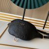 Best Replicas Bags - Replica LV Monogram Empreinte Bumbag Black/Beige AAA Shop For Best Louis Vuitton LV Replica Bags With Cheap Price