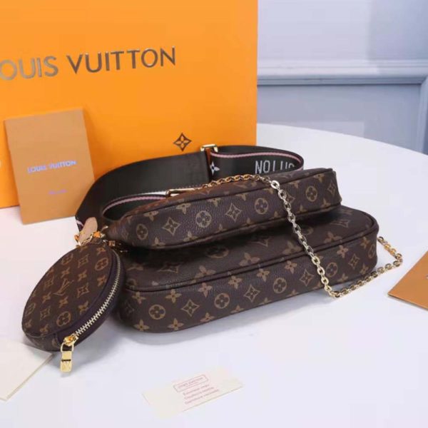 LV Multi Pochette Replica - Green, Pink & Blue Accessory Bag - Image 18