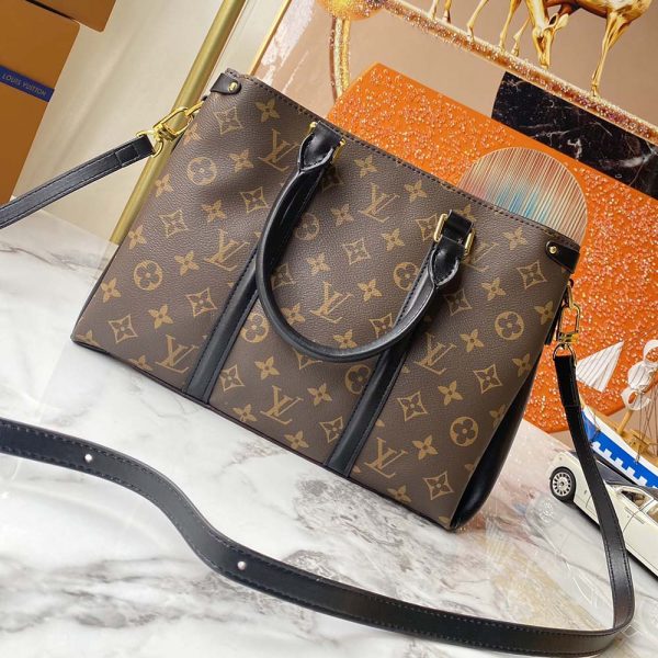 Replica LV Monogram Soufflot MM Canvas Bag - Image 9