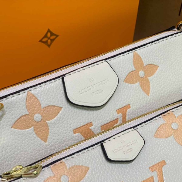 Louis Vuitton Multi Pochette in Pink, Blue & Beige M44823 - Image 12