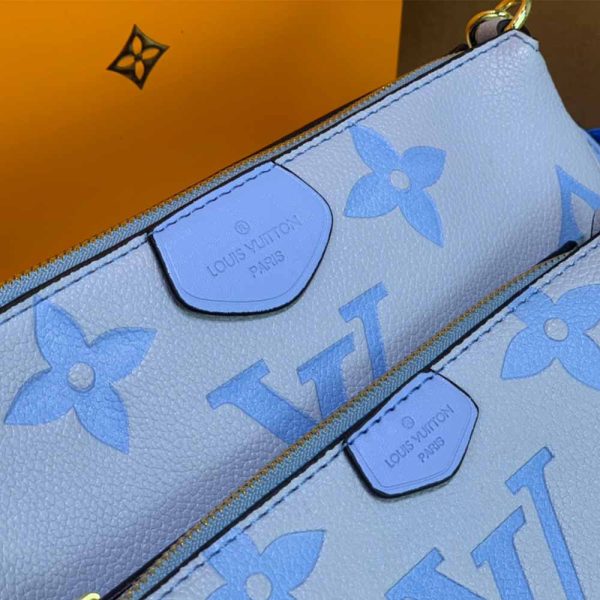 Louis Vuitton Multi Pochette in Pink, Blue & Beige M44823 - Image 18