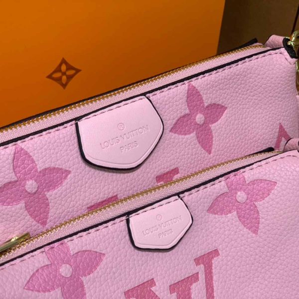 Louis Vuitton Multi Pochette in Pink, Blue & Beige M44823 - Image 6