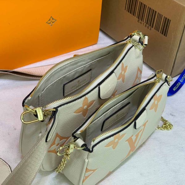 Louis Vuitton Multi Pochette in Pink, Blue & Beige M44823 - Image 10