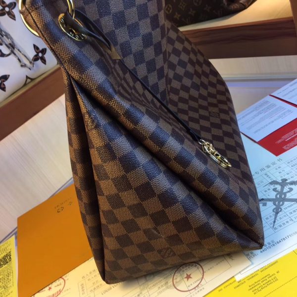 Authentic Look Louis Vuitton Artsy MM Replica White/Brown Handbag - Image 16