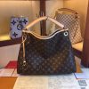Best Replicas Bags - Authentic Look Louis Vuitton Artsy MM Replica White/Brown Handbag Shop For Best Louis Vuitton LV Replica Bags With Cheap Price