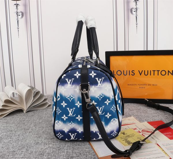 Replica LV Escale Speedy 30 in Pink, Red & Blue - Image 7