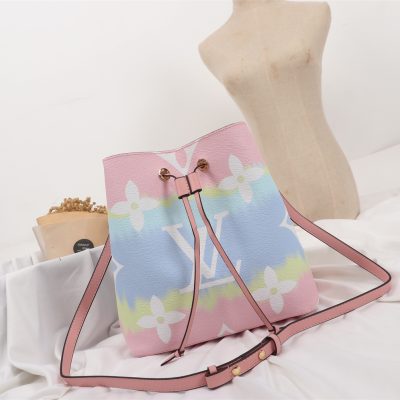 Louis Vuitton Escale Neonoe MM Replica - Pink Blue Red