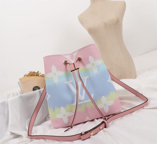 Louis Vuitton Escale Neonoe MM Replica - Pink Blue Red